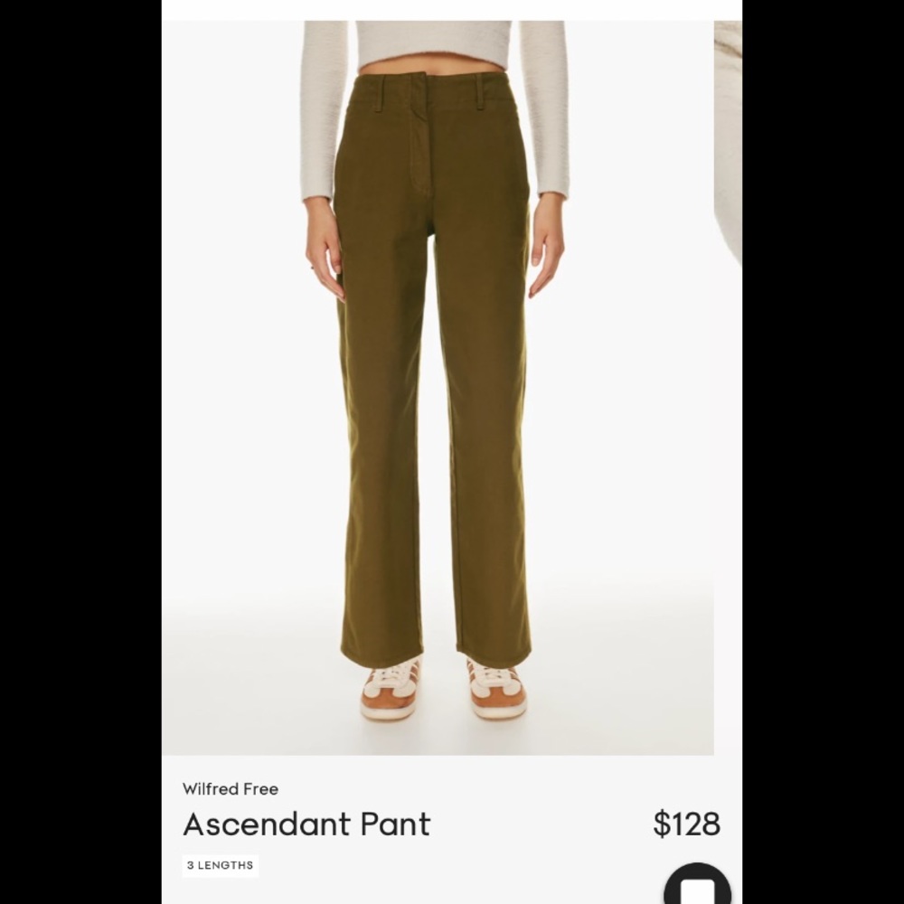 Aritzia Wilfred ascendant pant!